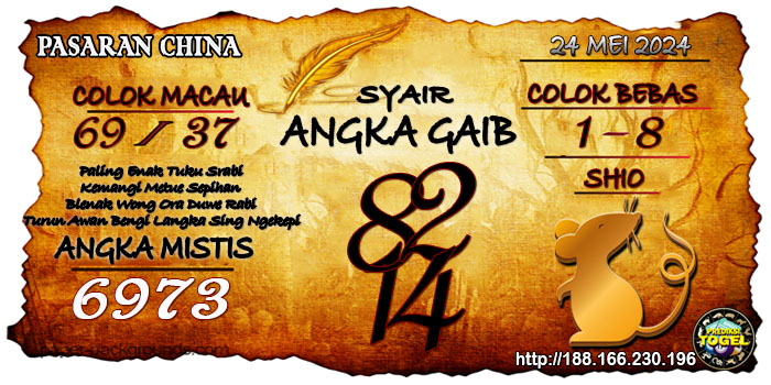 Prediksi Togel China Jumat 24 Mei 2024