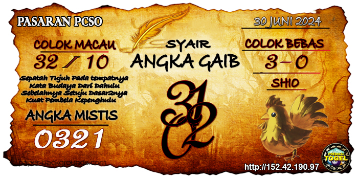 Prediksi Togel Pcso Minggu 30 Juni 2024