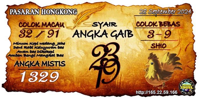 Prediksi Togel Hongkong Sabtu 28 September 2024