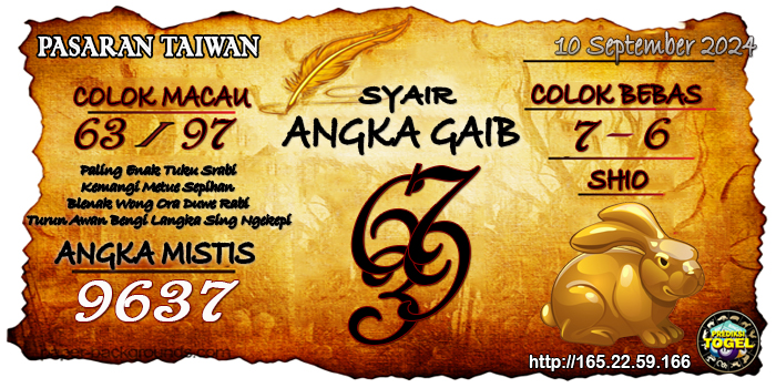 Prediksi Togel Taiwan Selasa 10 September 2024